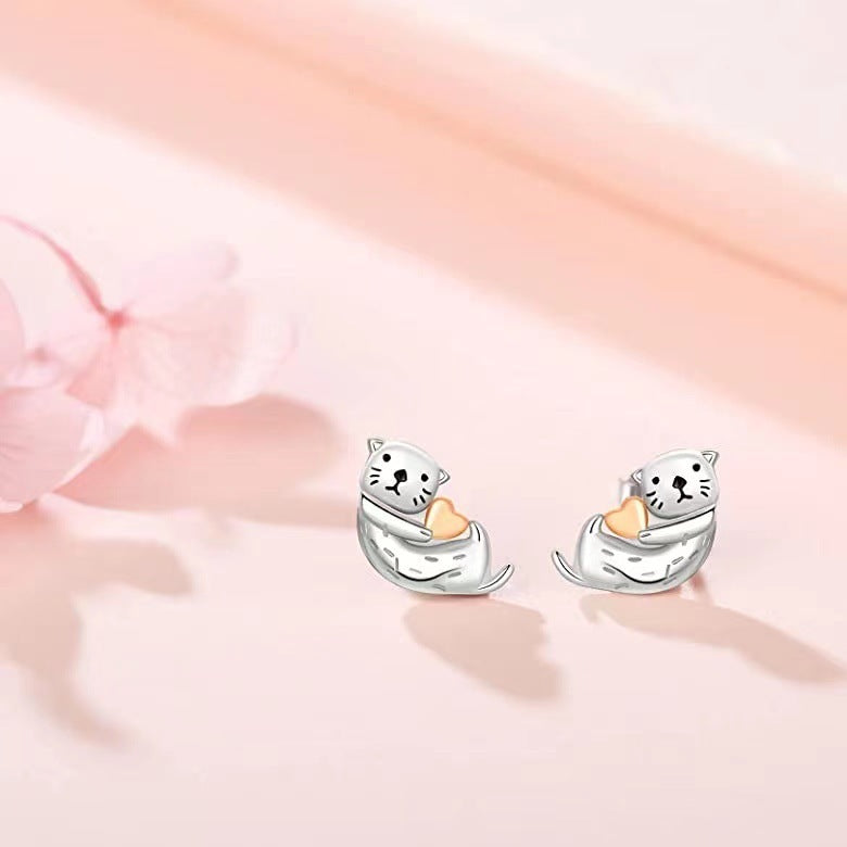 Korean Version Simple Cute Ocean Animal Earrings