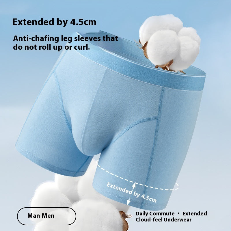 Men's Cotton Lengthened Sports Wear-resistant Underwear