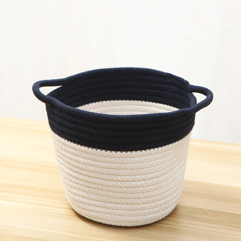 Creative Cotton Rope Art Bucket