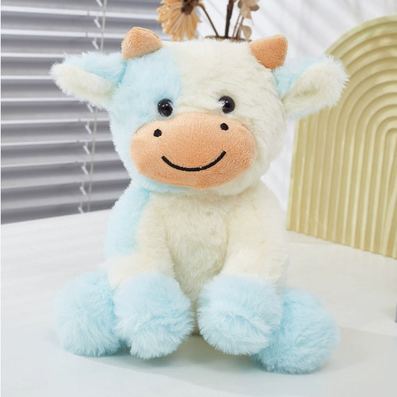 Toy Cute Sitting Cow Doll Cow Plush Toys Wholesale Ox Year Mascot