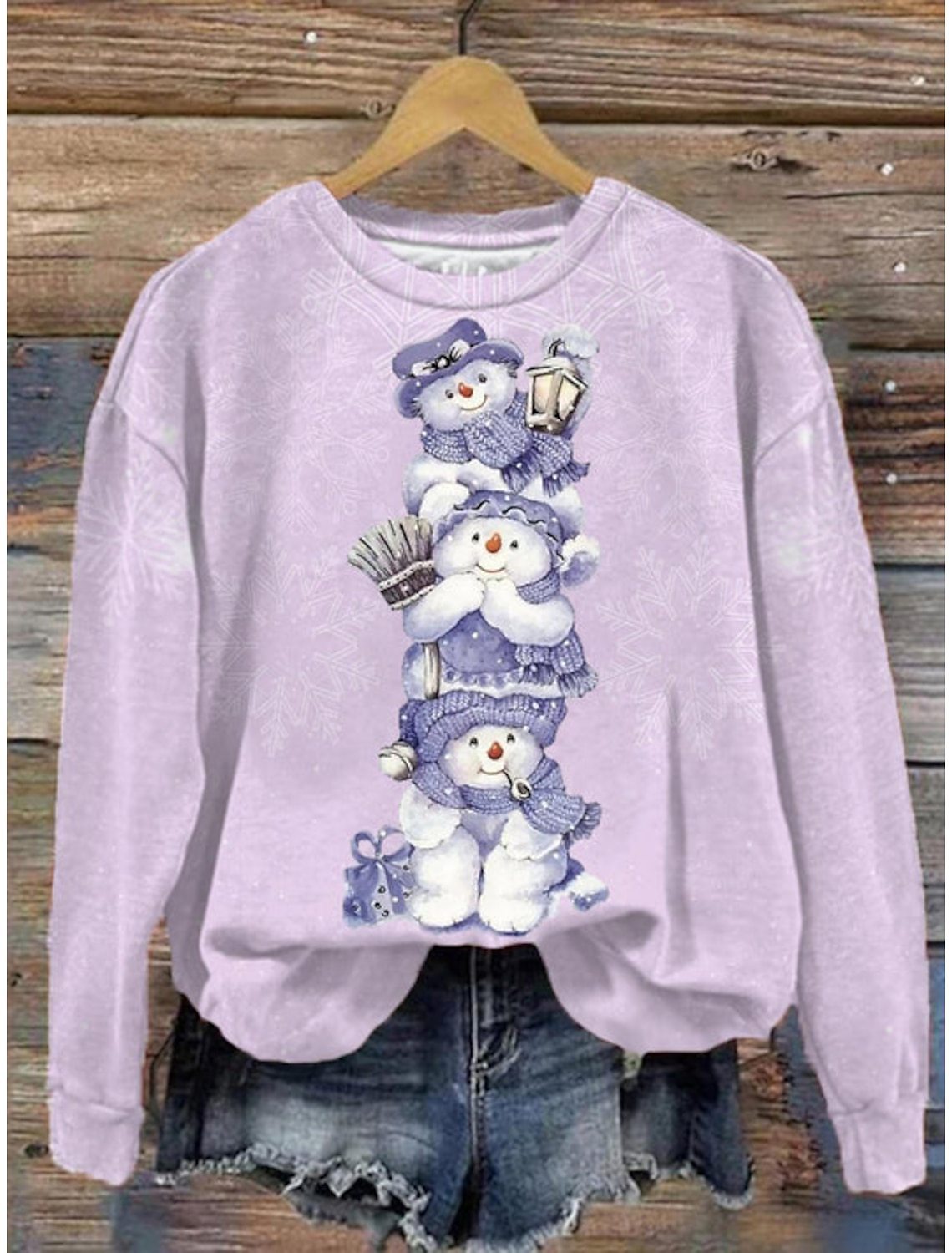 Casual Round Neck Long-sleeved Sweater For Daily Use