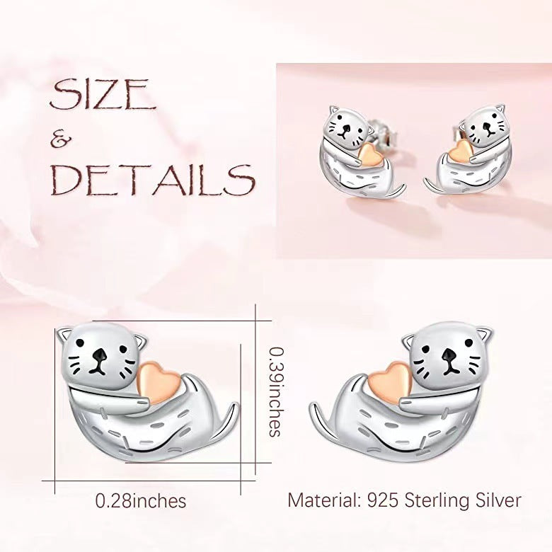 Korean Version Simple Cute Ocean Animal Earrings