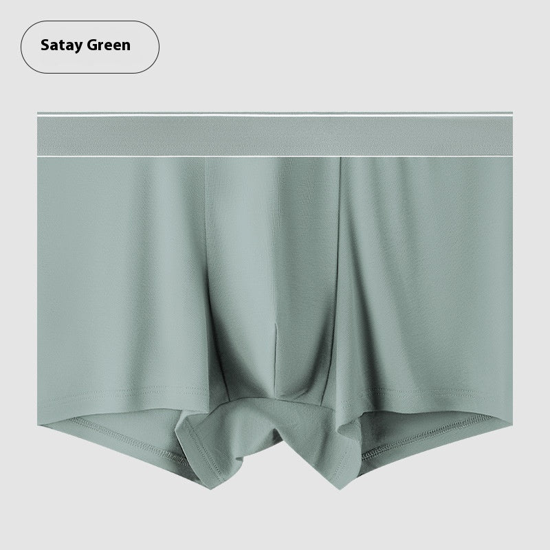 95 Cotton Antibacterial Crotch Boxer Breathable Men's Underwear