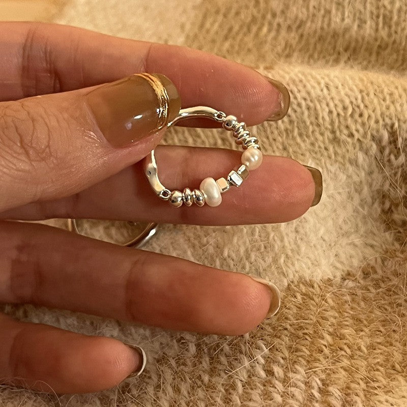 925 Sterling Silver Simple Bracelet Non-fading All-matching Little Finger Ring