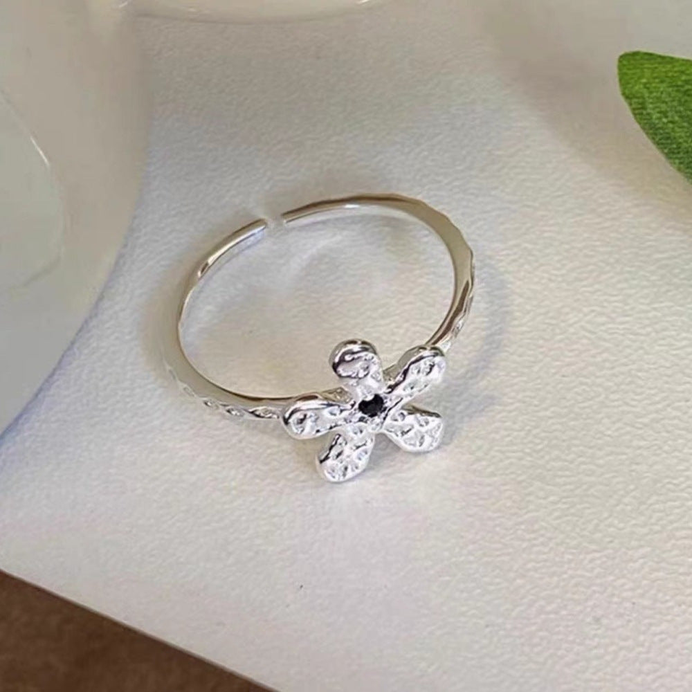 925 Sterling Silver Simple Bracelet Non-fading All-matching Little Finger Ring