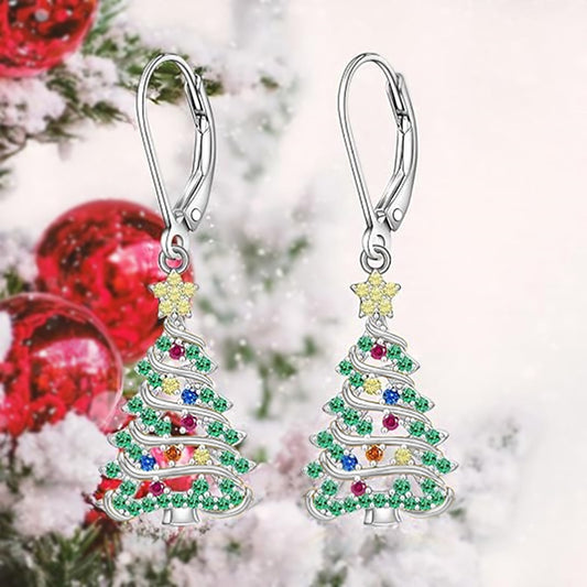 Christmas Tree Earring Pendant For Ladies