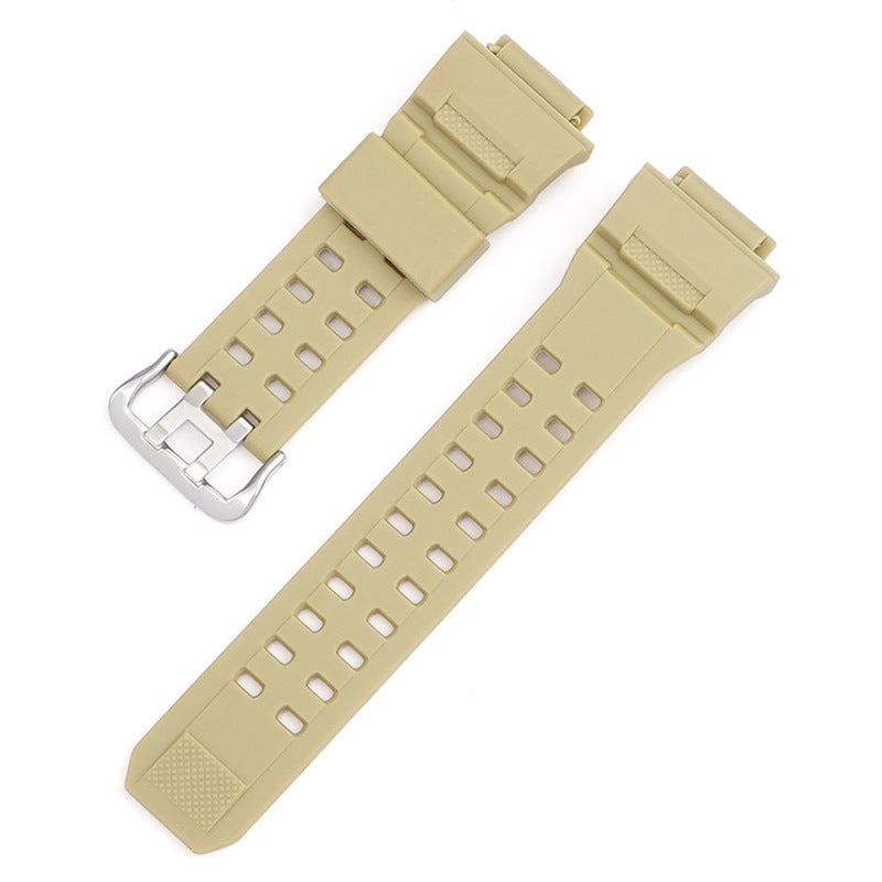 Camouflage Rubber TPU Resin Watchband Accessories