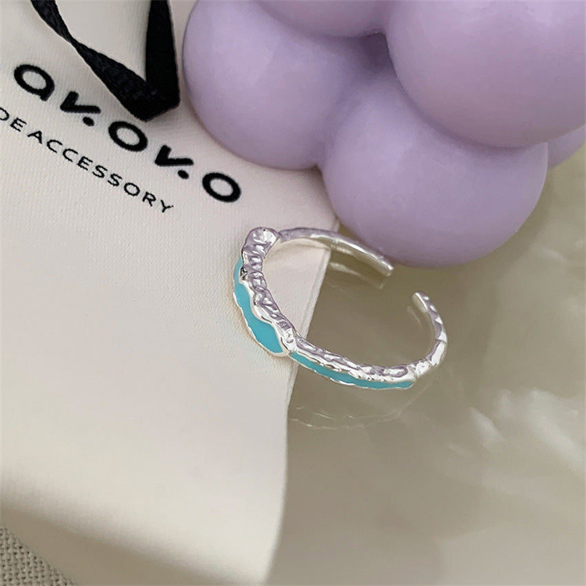 925 Sterling Silver Simple Bracelet Non-fading All-matching Little Finger Ring