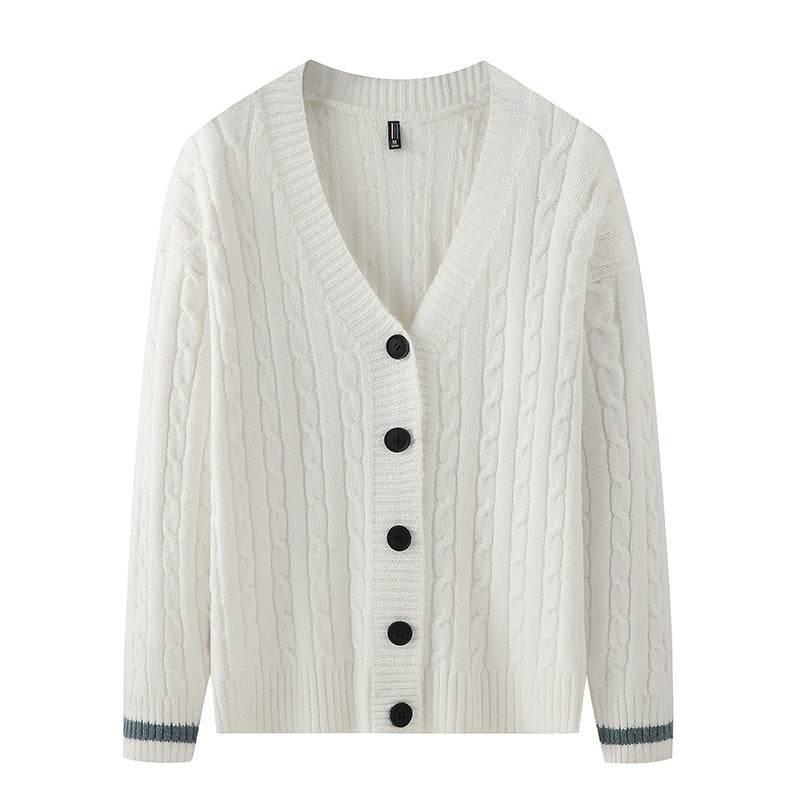 Men's Loose Korean-style Casual Long-sleeved Sweater