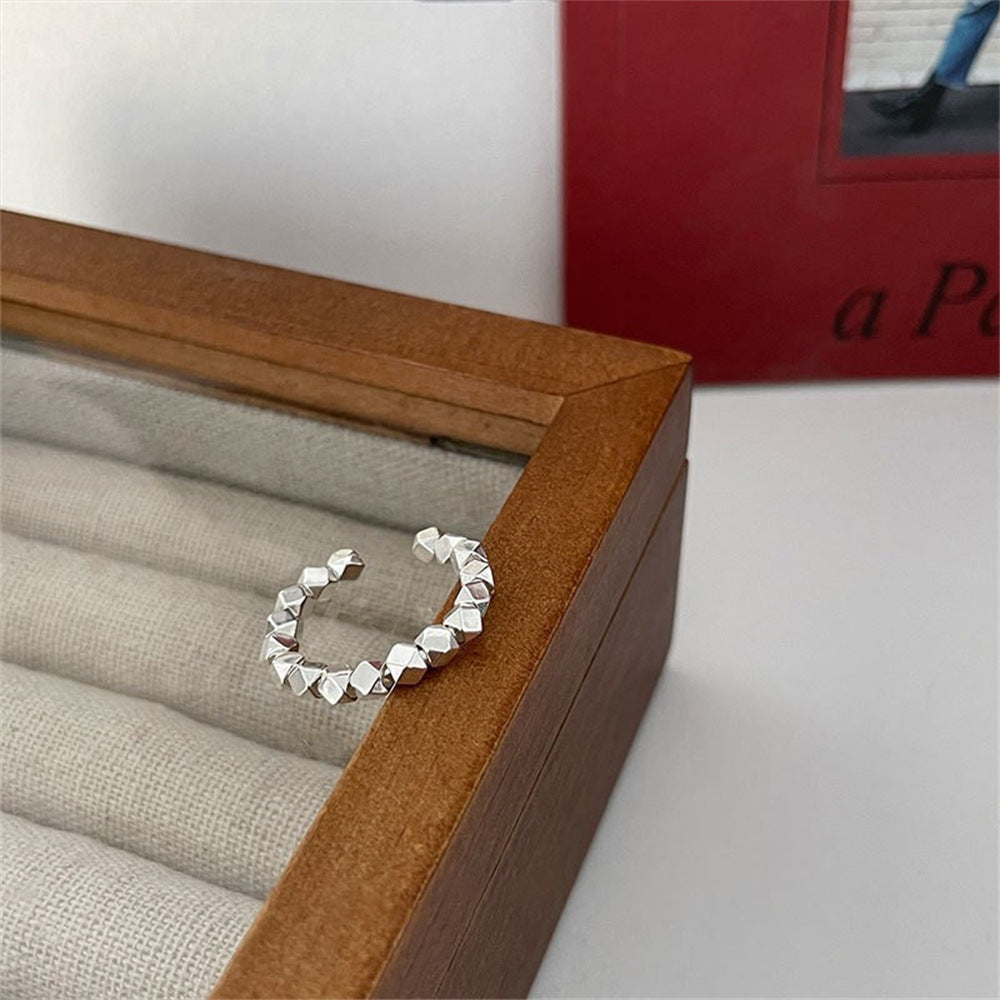925 Sterling Silver Simple Bracelet Non-fading All-matching Little Finger Ring