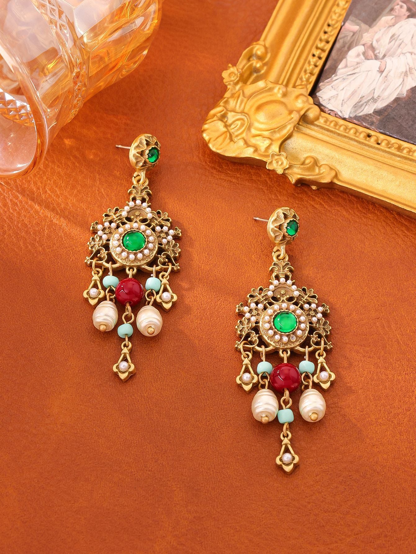 Glass Pearl High-grade Earrings Temperament Entry Lux Ear Studs