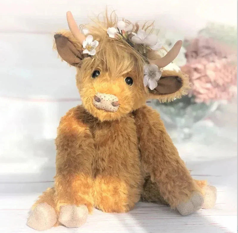 Home Decoration Cloth Art Cattle