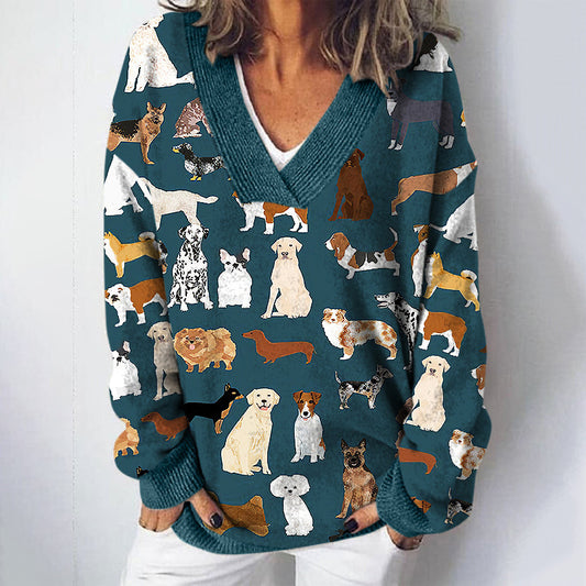 Loose And Lazy Style Soft Glutinous Pullover Women's Top