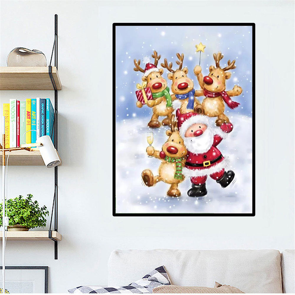 Diamond Painting Christmas Deer Crafts Wall Art