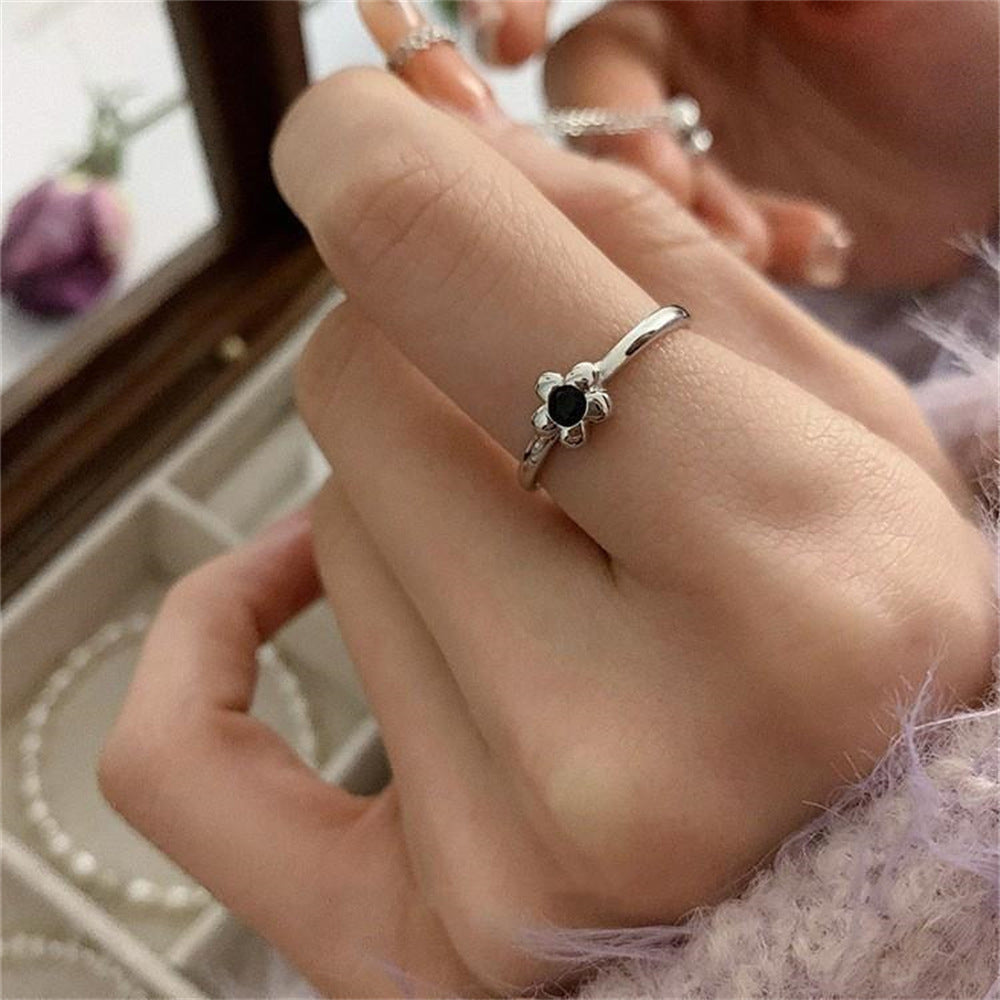925 Sterling Silver Simple Bracelet Non-fading All-matching Little Finger Ring