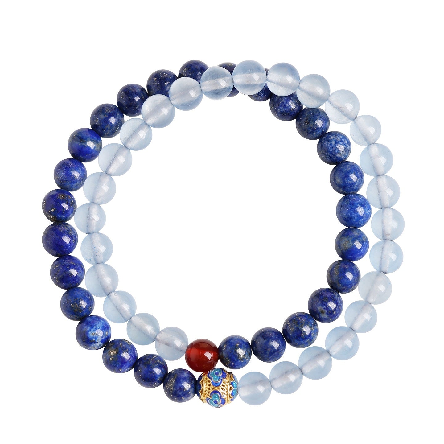 Natural Green Gold Stone Bracelet Women's Light Luxury Minority Exquisite