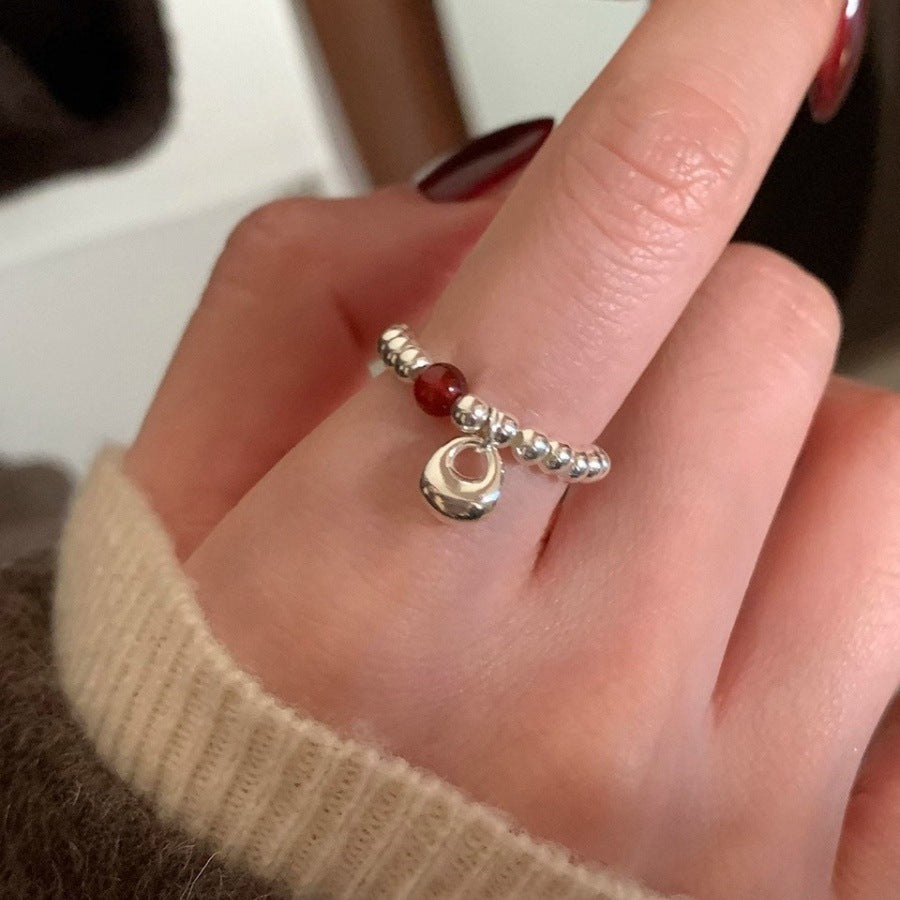 925 Sterling Silver Simple Bracelet Non-fading All-matching Little Finger Ring