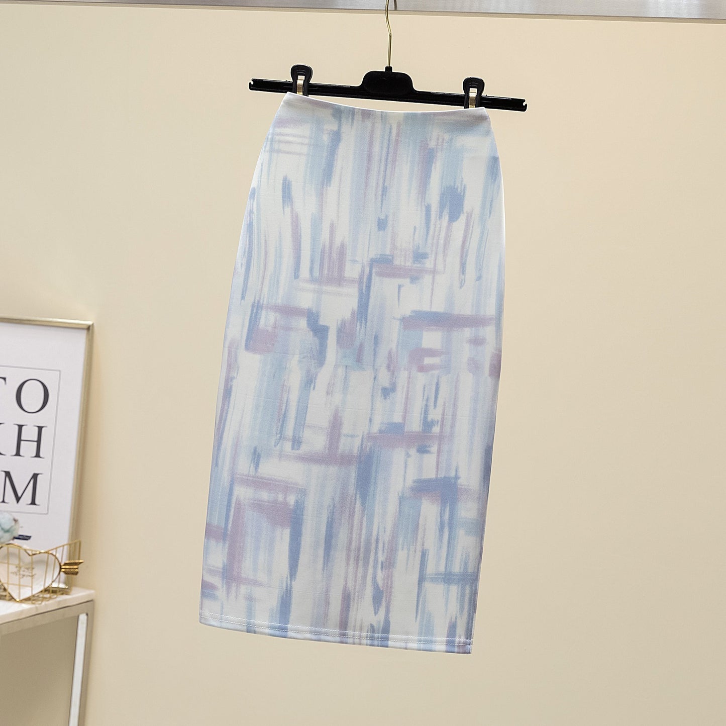 Court Women's Printed Wear Pencil Sheath Skirt