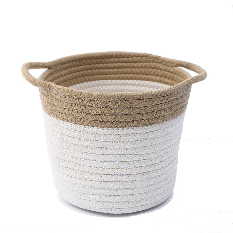 Creative Cotton Rope Art Bucket