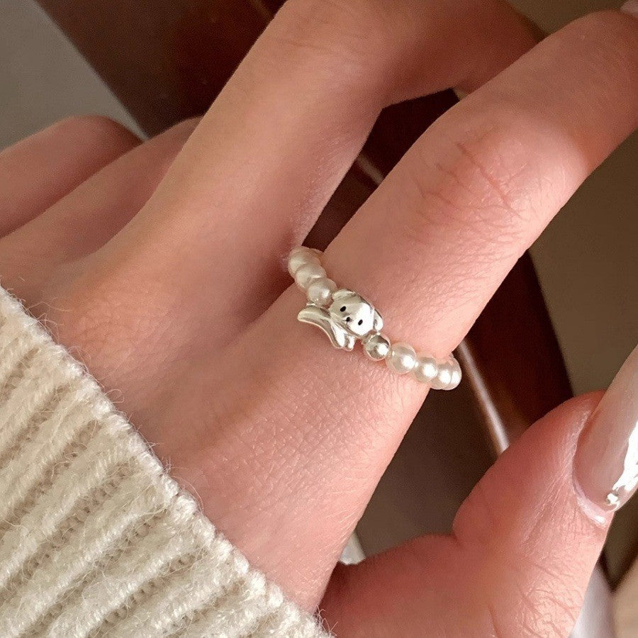 925 Sterling Silver Simple Bracelet Non-fading All-matching Little Finger Ring