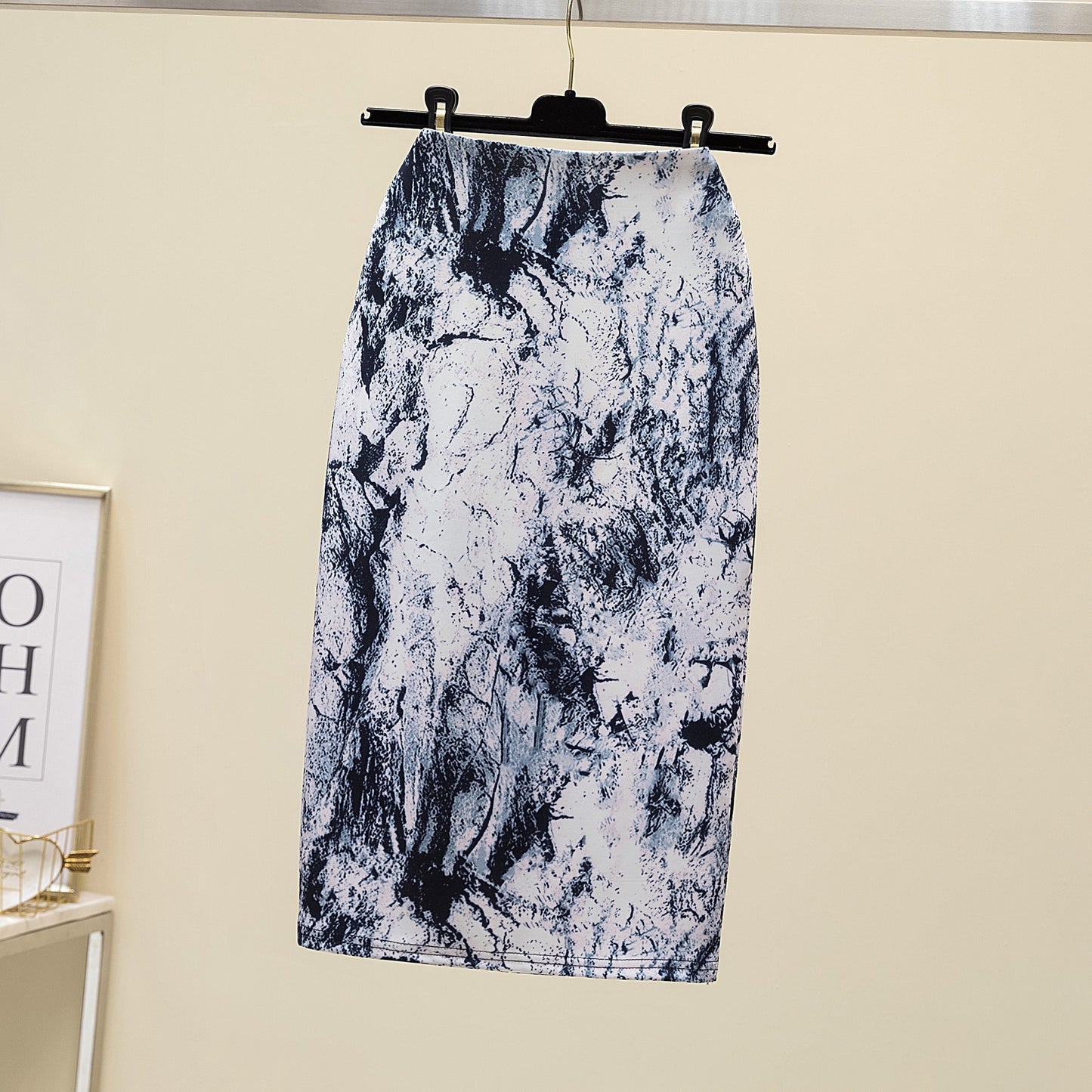 Court Women's Printed Wear Pencil Sheath Skirt