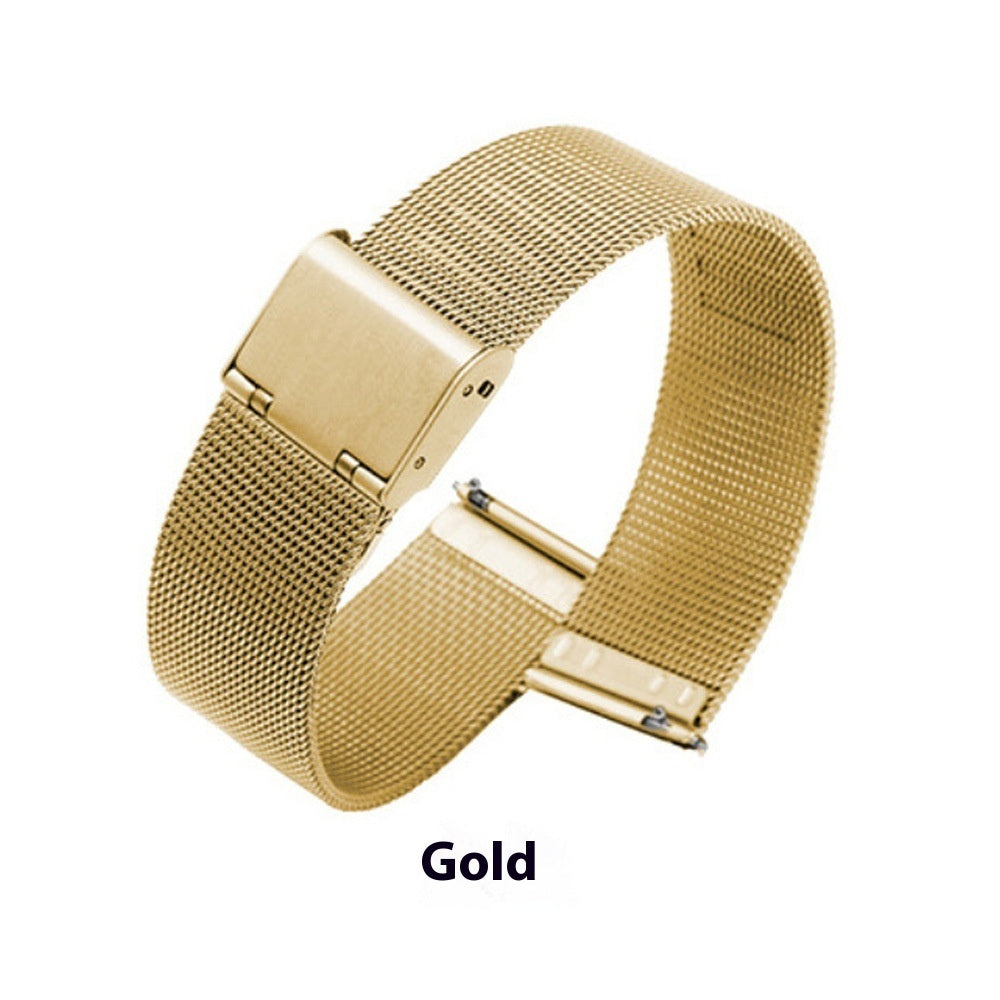 Milani Silk Woven Stainless Steel Watch Band