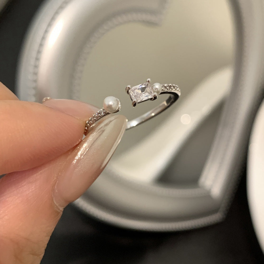 925 Sterling Silver Simple Bracelet Non-fading All-matching Little Finger Ring