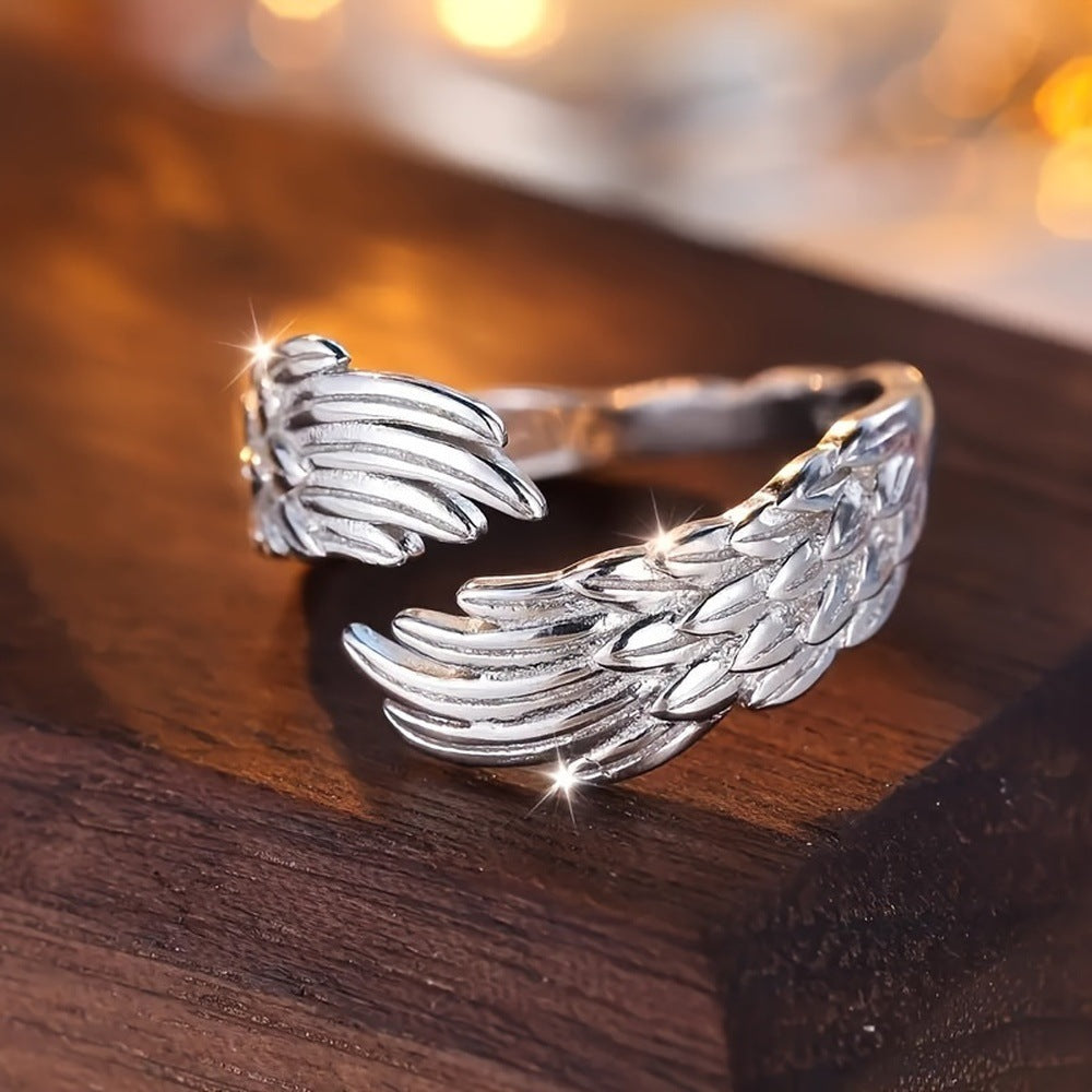 Angel Wings Opening Fashion Personalized Ring