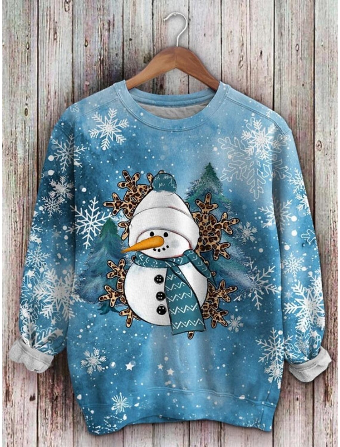 Casual Round Neck Long-sleeved Sweater For Daily Use