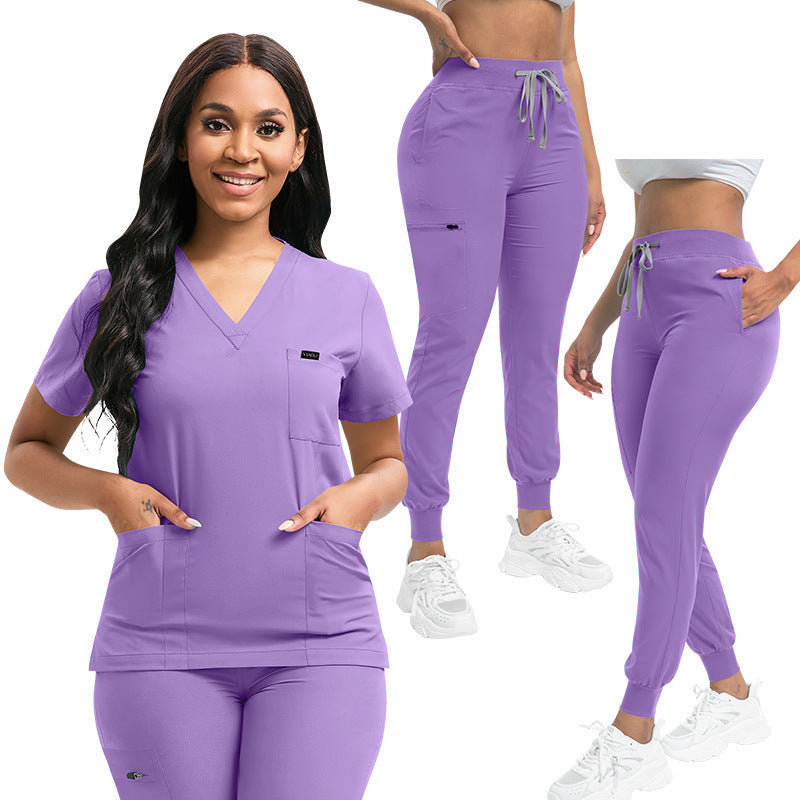 Pet Clinic Nurse Work Clothes Frosted Suit