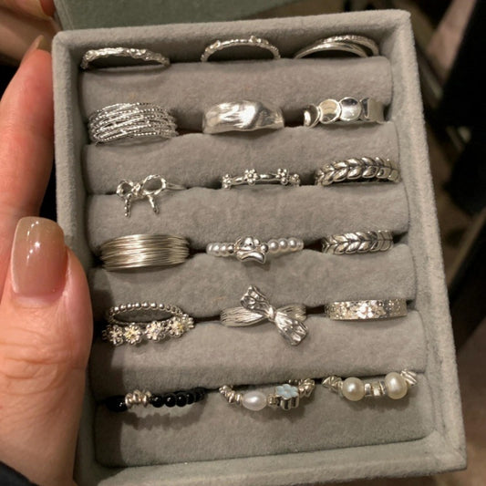 925 Sterling Silver Simple Bracelet Non-fading All-matching Little Finger Ring