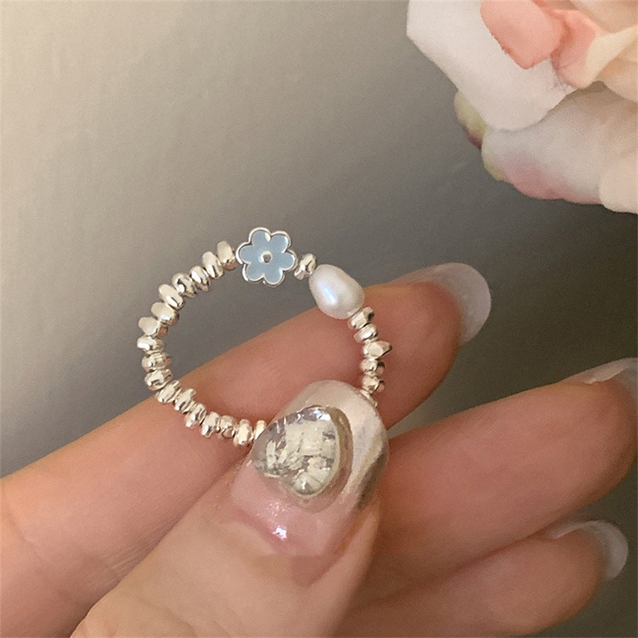 925 Sterling Silver Simple Bracelet Non-fading All-matching Little Finger Ring