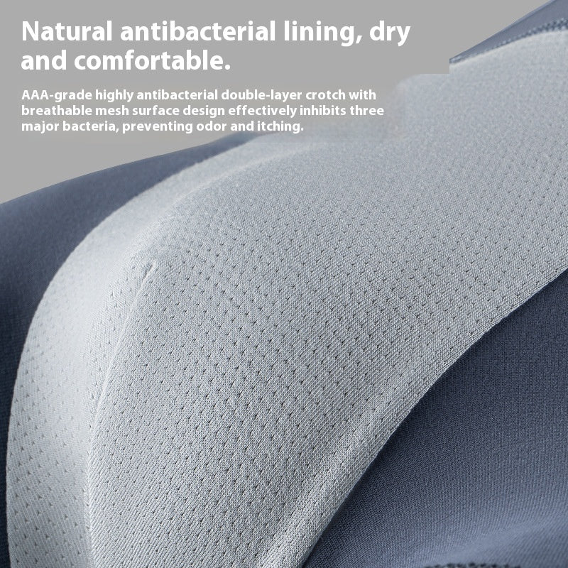 95 Cotton Antibacterial Crotch Boxer Breathable Men's Underwear