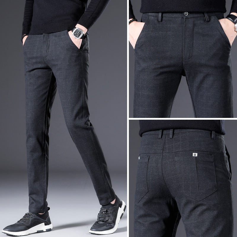 Men's Smart Trousers Stretch Slim Fit