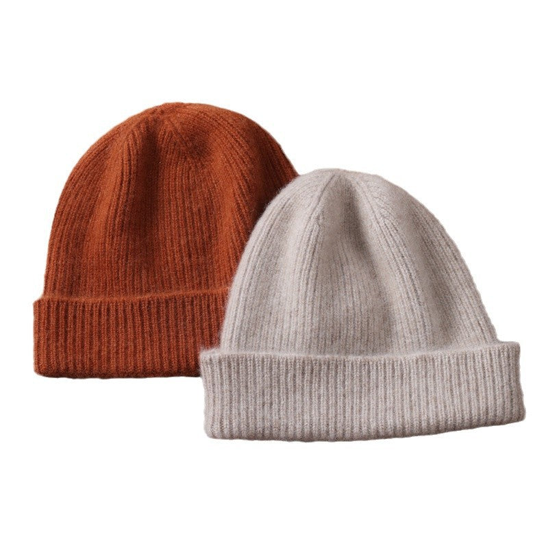 Outdoor Full Wool Knitted Warm Hat