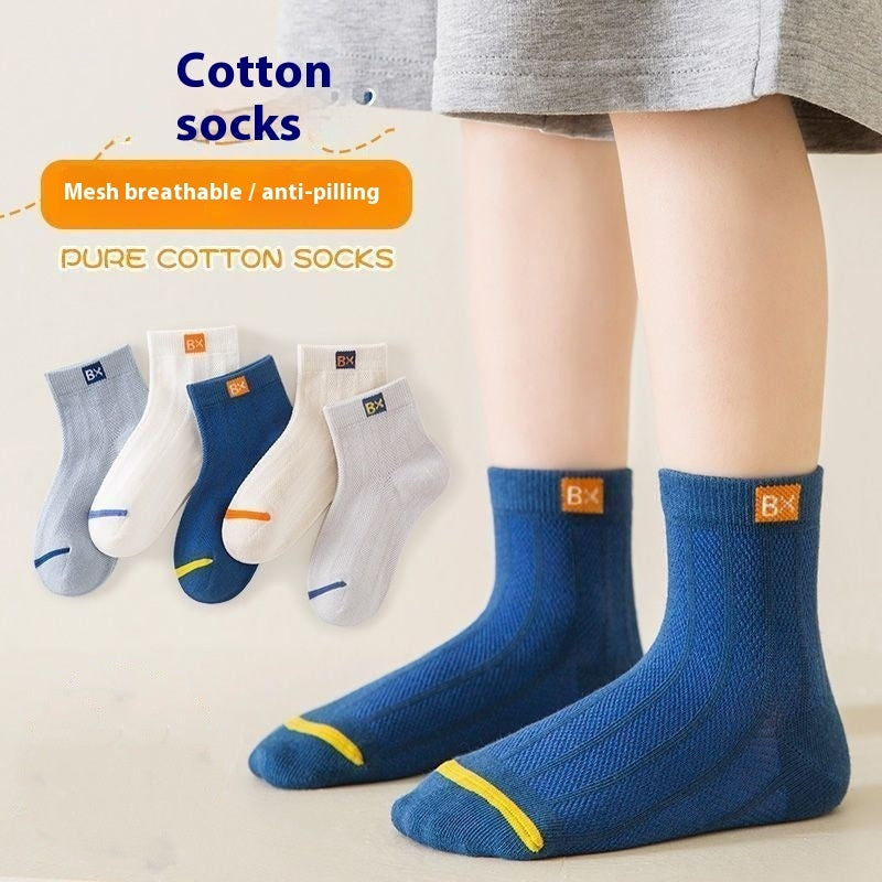 Mid-calf All-match Socks For Boys And Girls