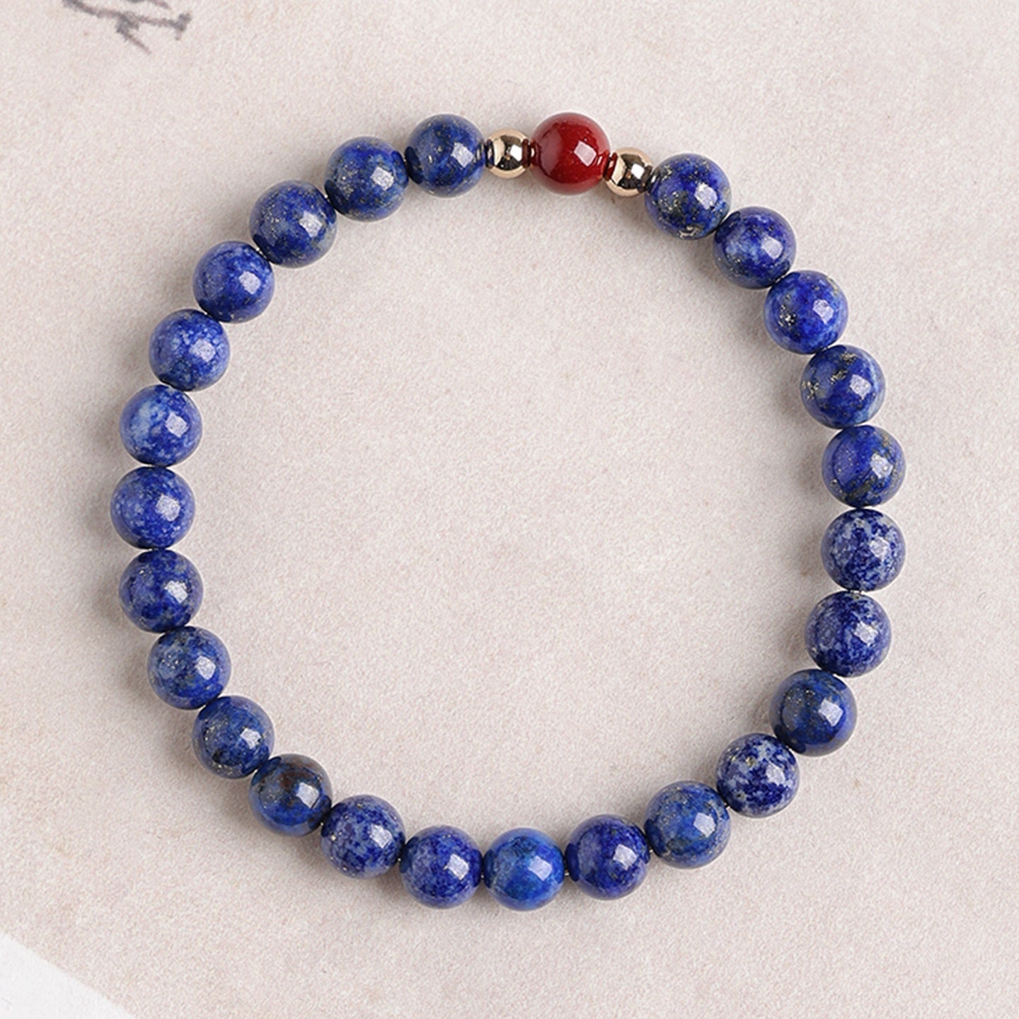 Natural Green Gold Stone Bracelet Women's Light Luxury Minority Exquisite