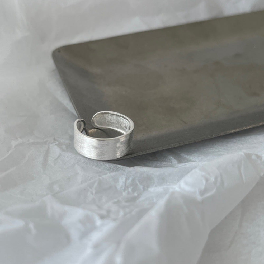 925 Sterling Silver Simple Bracelet Non-fading All-matching Little Finger Ring