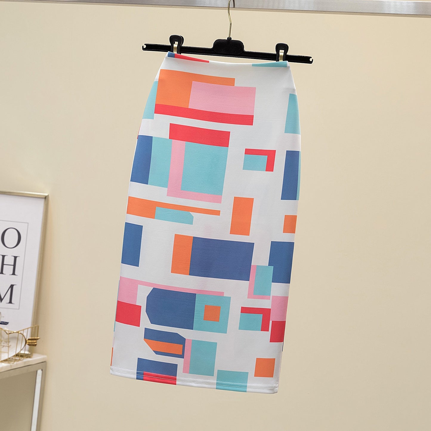 Court Women's Printed Wear Pencil Sheath Skirt