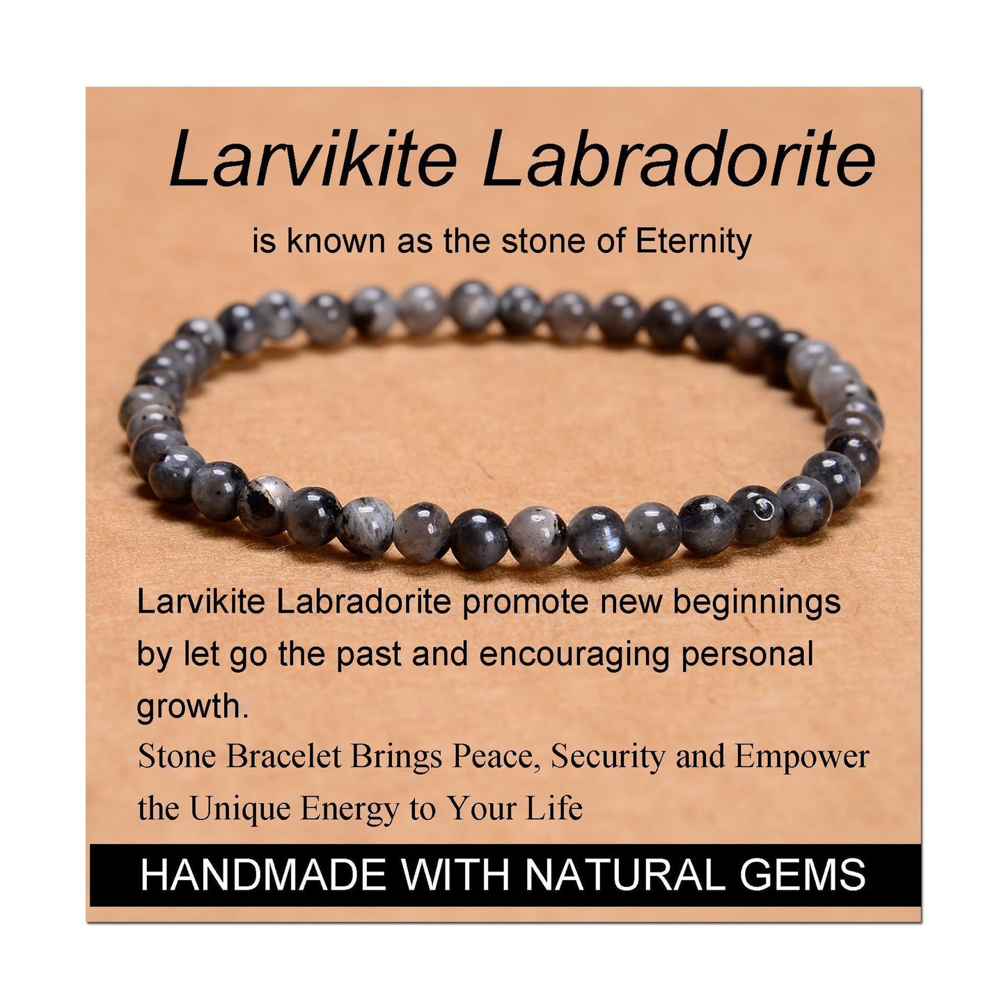 Single Circle Elastic String Green Chalcedony Bracelet