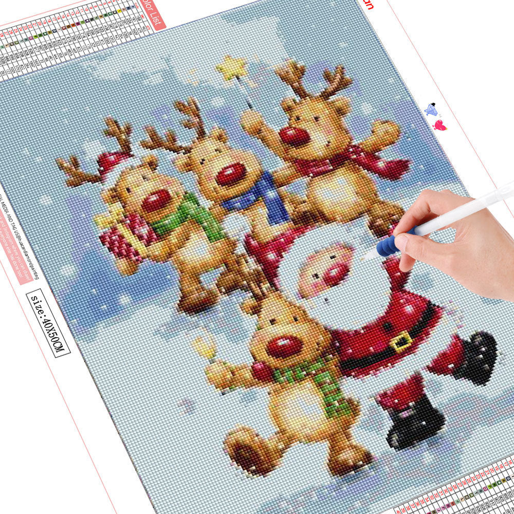 Diamond Painting Christmas Deer Crafts Wall Art