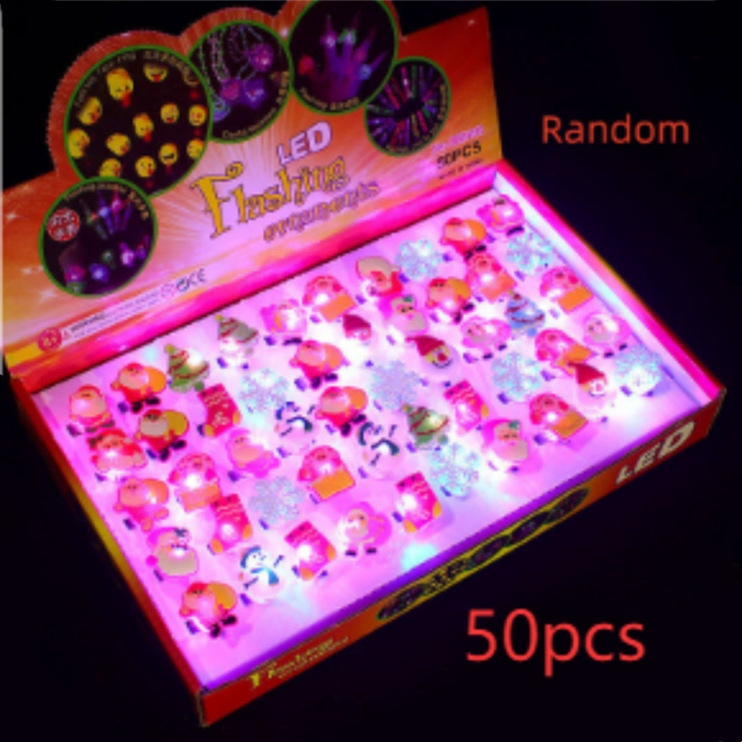 Luminous Ring Children's Small Toys Square Toy Night Market